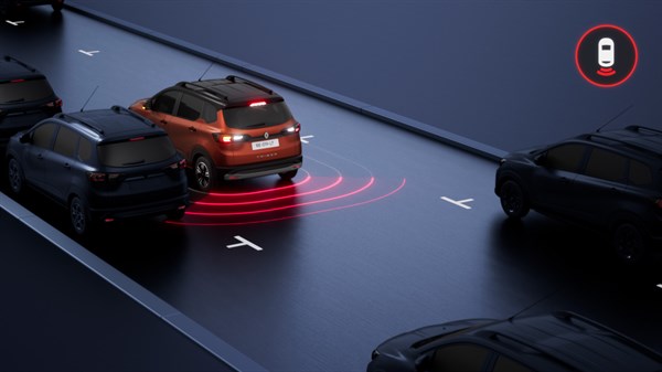 Renault Triber - sensores de estacionamento traseiros