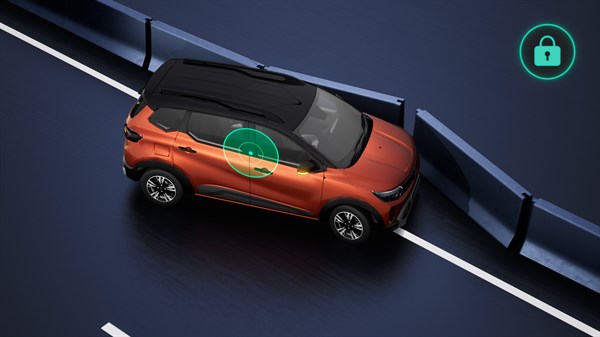 Renault Triber - desbloqueio automático das portas em caso de impacto